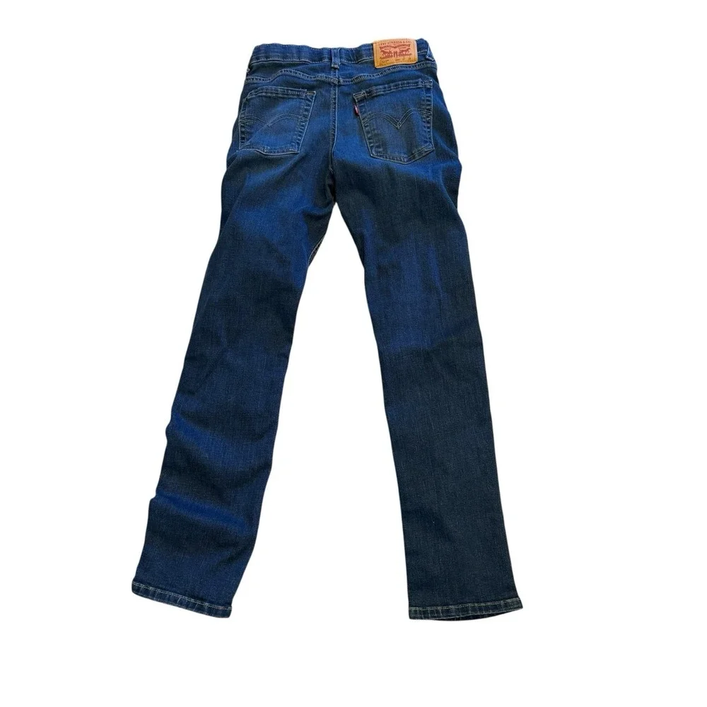 Levi 511 Dark Blue Jeans Youth Boys Size 14 Regular 27x29
